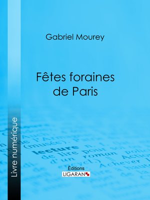 cover image of Fêtes foraines de Paris